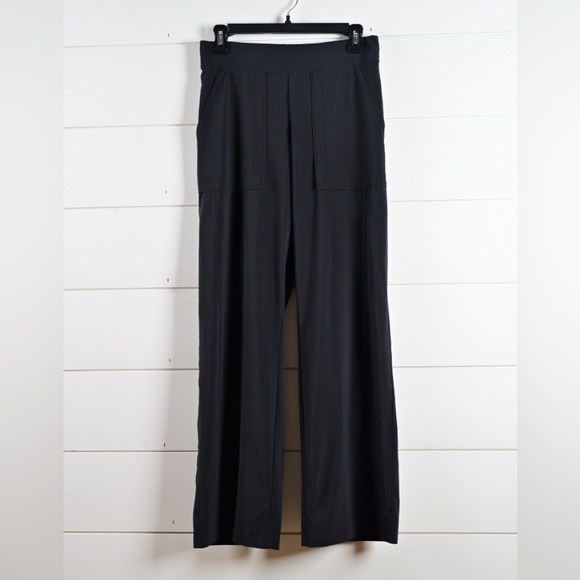 Athleta Chelsea Wide Leg Pants Black 2 - Picture 2 of 14